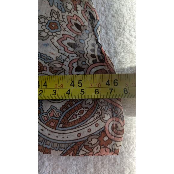 L. I. F. E. Love Is For Eternity Sheer Wrap, Boho Print, Medium, Tie Closure - Picture 6 of 9